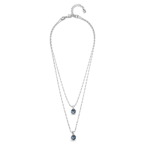 Ожерелье COL1866 "Aura blue" Серебр. син. цв.