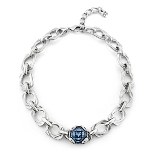 Ожерелье COL1849 "Marvelous"  Серебр. цв.